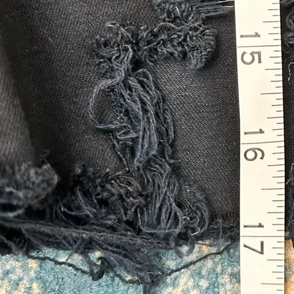 AGOLDE 90s Short Mid Rise Loose Boyfriend-fit cut-off Long Shorts Black 30 - Picture 6 of 9